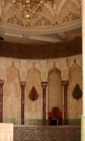 Casablanca - vnitřek mešity
