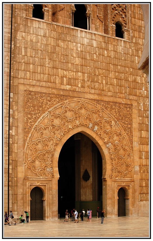 Casablanca - portál mešity