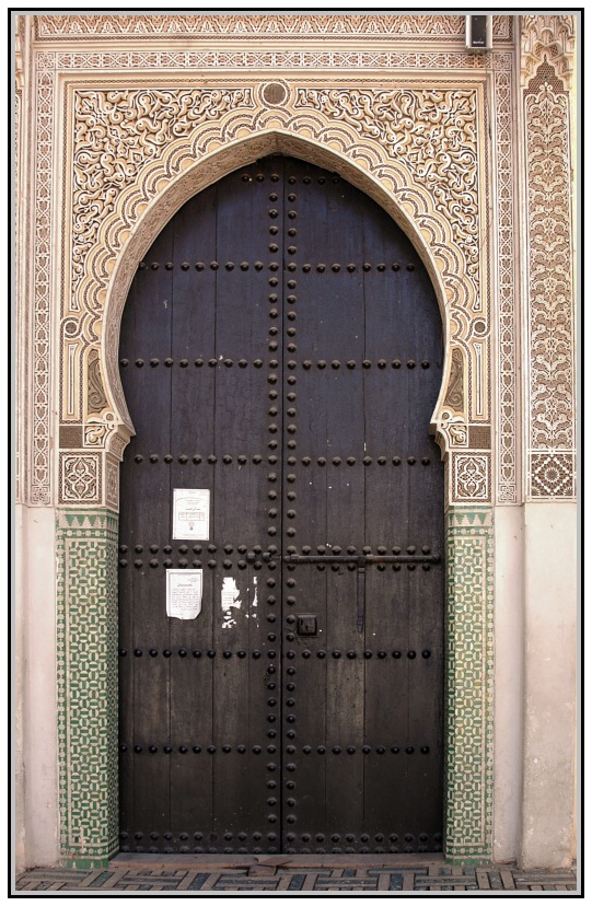 Fes - brána do mešity