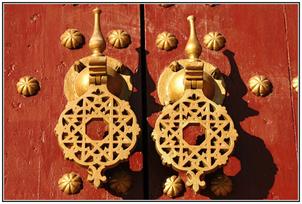 Meknes - klepadla na brán hrobky