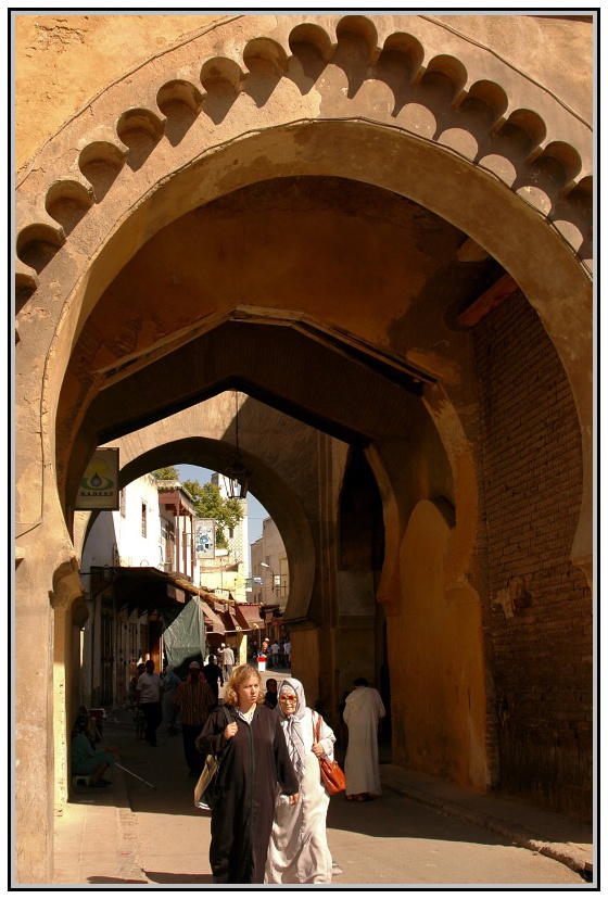 Meknes - prjezd hradbami